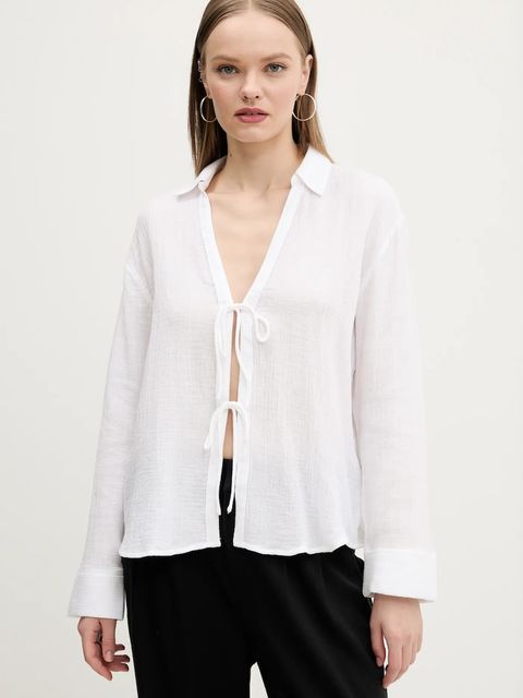 Abercrombie & Fitch bluzka bawełniana - zdjęcie produktu nr 1