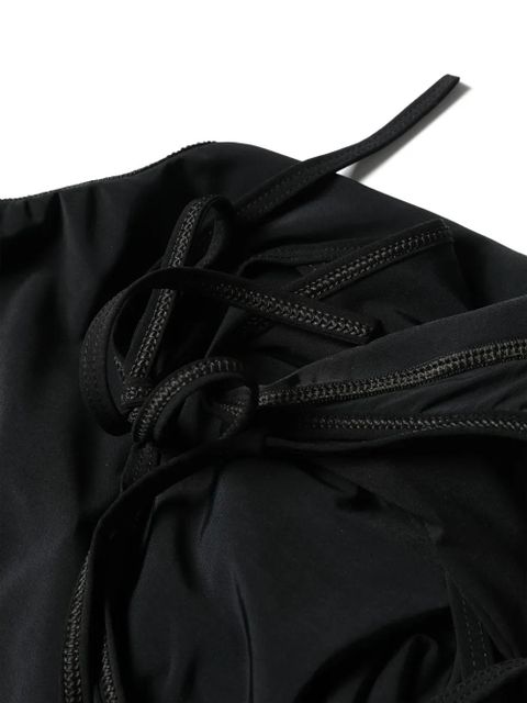 ISABEL MARANT Swan criss-cross straps swimsuit - Black