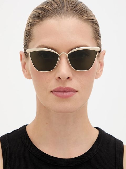 Michael Kors okulary przeciwsłoneczne damskie kolor złoty 0MK1174