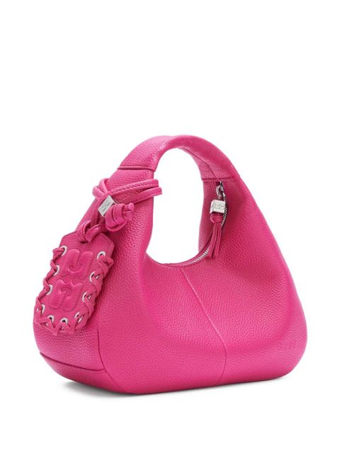 GANNI mini logo-plaque tote bag - Pink - zdjęcie produktu nr 2