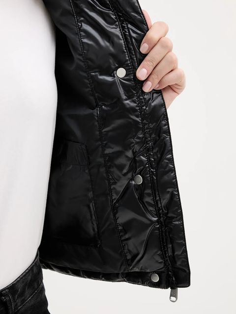 Calvin Klein Jeans kurtka kolor czarny zimowa LV047D504G