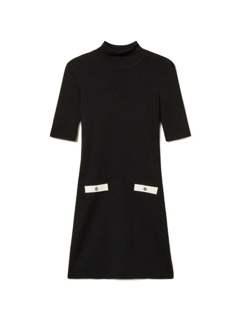 TWINSET short-sleeves mini dress - Black - zdjęcie produktu nr 1
