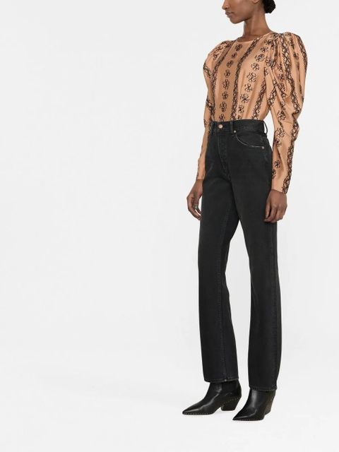 Ulla Johnson Agnes high-waisted jeans - Black