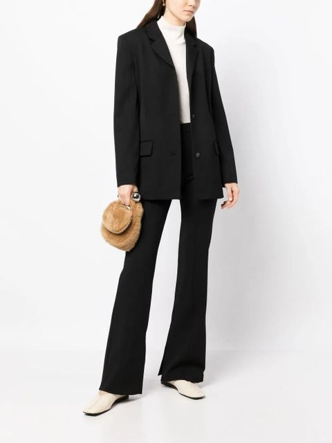 LouLou de Saison single-breasted virgin-wool blazer - Black - zdjęcie produktu nr 2