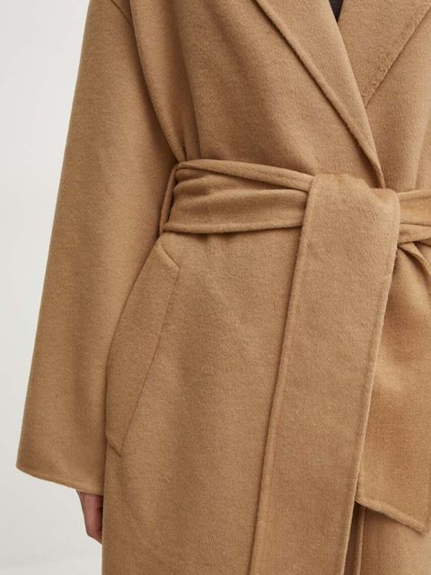 Day Birger et Mikkelsen płaszcz wełniany Wright - Double Faced Wool