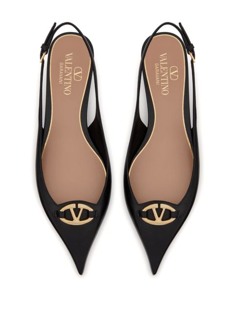 Valentino Garavani 20mm VLogo The Bold Edition slingback pumps - Black