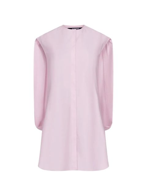 Jacquemus La Robe Berlingot long-sleeve shirt dress - Pink - zdjęcie produktu nr 1
