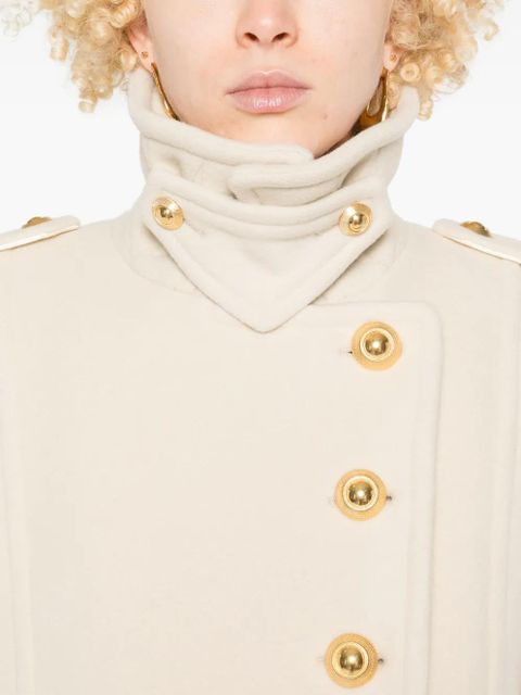 TOM FORD brushed peacoat - White