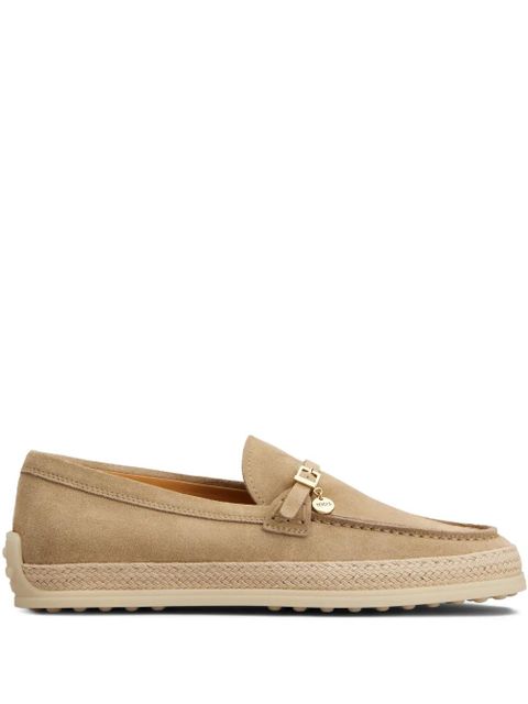 Tod's suede loafers - Neutrals - zdjęcie produktu nr 1