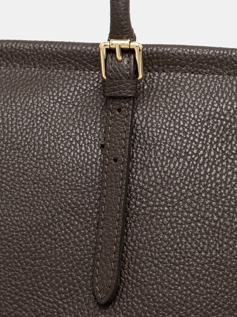 Answear.LAB torebka skórzana kolor brązowy