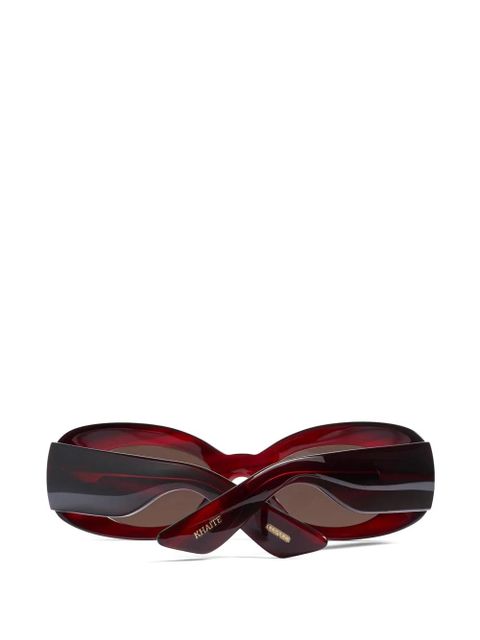 KHAITE x Oliver Peolples oval-frame sunglasses - Red