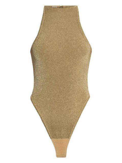 Cult Gaia metallic bodysuit - Gold