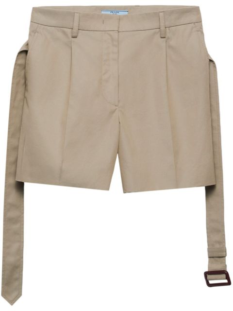 Prada cotton bermuda shorts - Neutrals - zdjęcie produktu nr 1