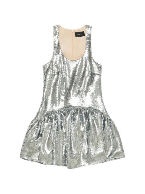 Simone Rocha sequin-embellished mini dress - Silver - zdjęcie produktu nr 2