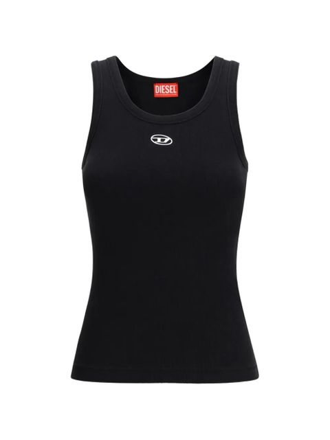 Diesel Oval D-logo tank top - Black - zdjęcie produktu nr 1