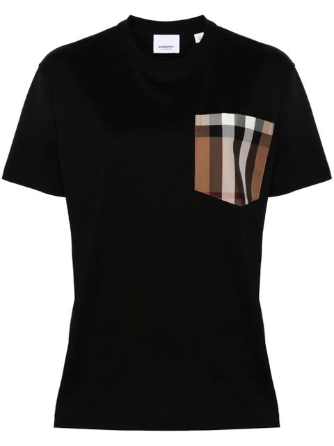 Burberry Carrick Burberry-check T-shirt - Black - zdjęcie produktu nr 1
