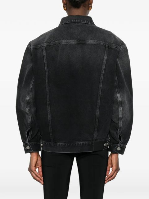 Saint Laurent oversized denim jacket - Black