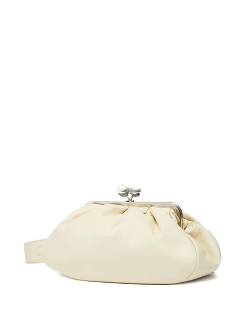 Weekend Max Mara Cubico ruched clutch bag - Neutrals - zdjęcie produktu nr 2