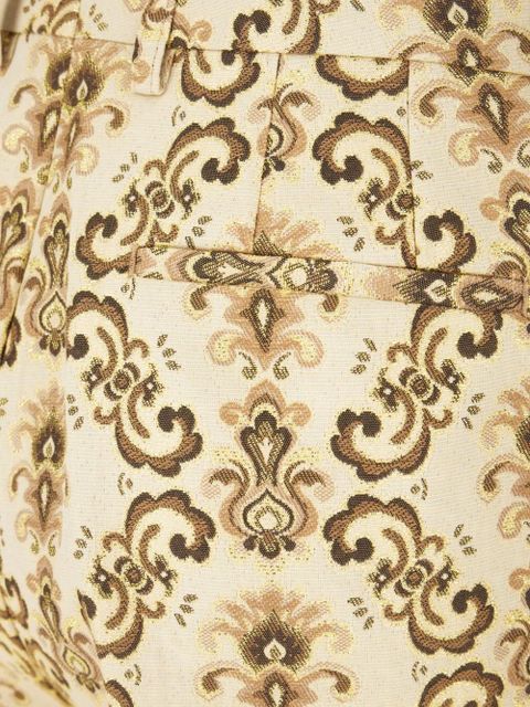 ETRO embroidered pants - Neutrals