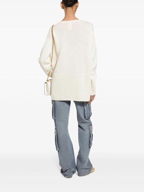 Dolce & Gabbana DNA cashmere jumper - Neutrals