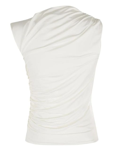 ANINE BING draped top - White - zdjęcie produktu nr 2