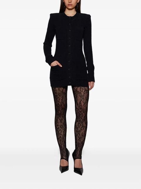 WARDROBE.NYC padded-shoulder button-up cardigan - Black - zdjęcie produktu nr 2