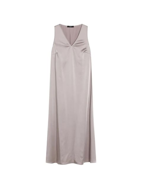 Weekend Max Mara Ottelia V-neck midi dress - Neutrals - zdjęcie produktu nr 1