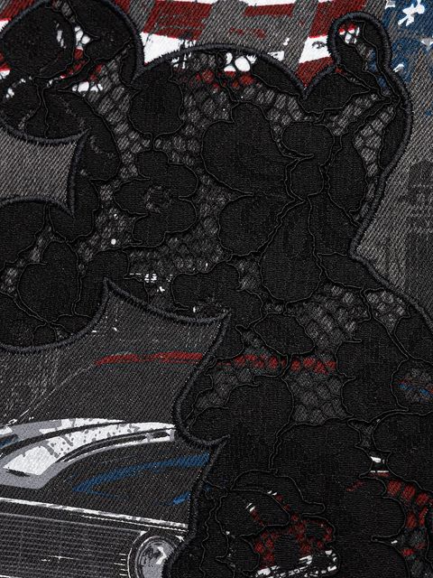 Desigual torebka MICKEY STUD kolor szary 25WAXD20