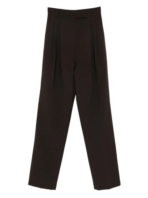 The Frankie Shop Bea pleated straight trousers - Brown - zdjęcie produktu nr 1