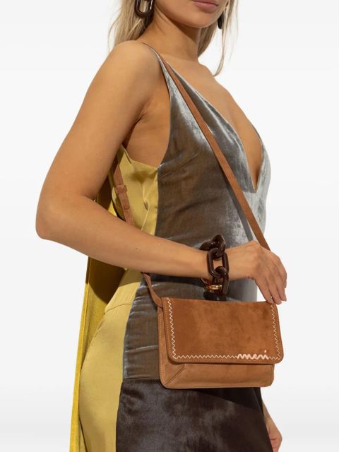 Marni suede cross bag - Brown - zdjęcie produktu nr 1