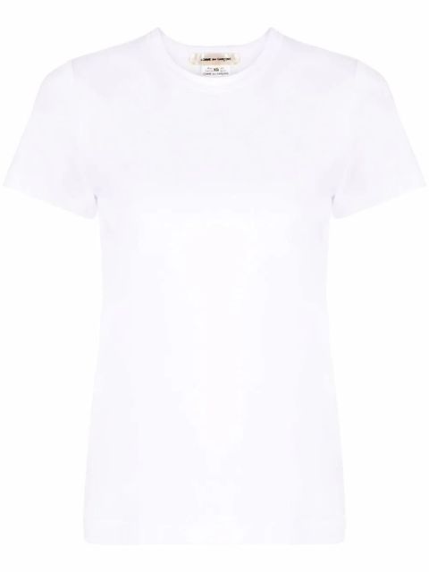 Comme Des Garçons cut-out cotton T-shirt - White - zdjęcie produktu nr 1