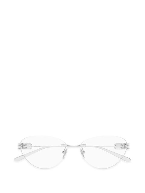 Balenciaga Eyewear rimless glasses - Silver - zdjęcie produktu nr 1