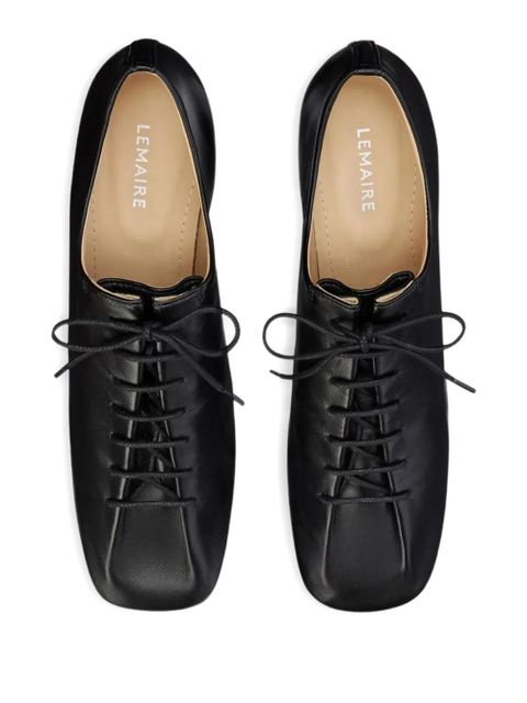 LEMAIRE 55mm Souris lace-up pumps - Black - zdjęcie produktu nr 2