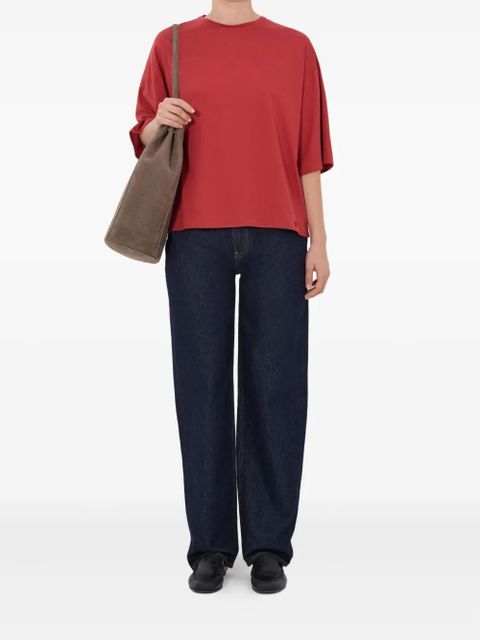 LouLou de Saison Osis drop-shoulder T-shirt - Red