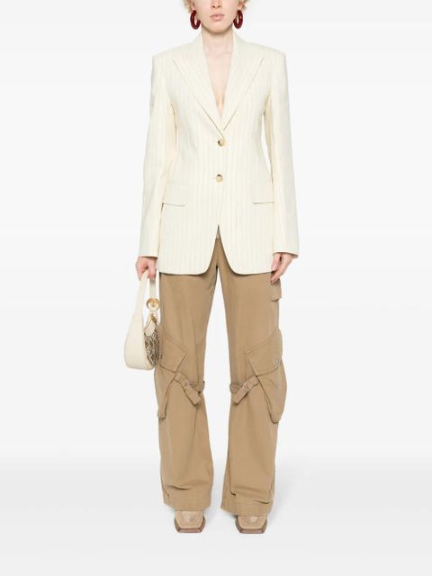 Sportmax Aversa pinstriped blazer - Neutrals - zdjęcie produktu nr 2