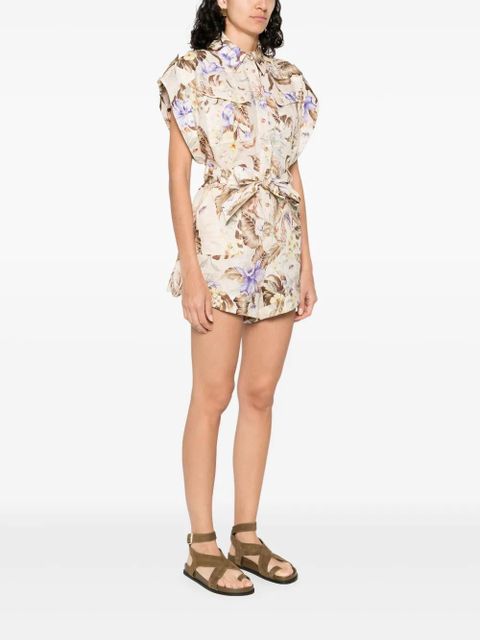 ZIMMERMANN Coco playsuit - Neutrals