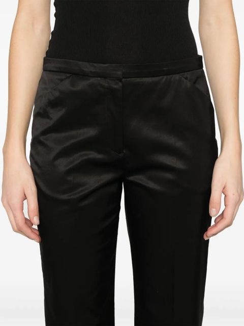 TOTEME straight-leg cropped trousers - Black - zdjęcie produktu nr 2