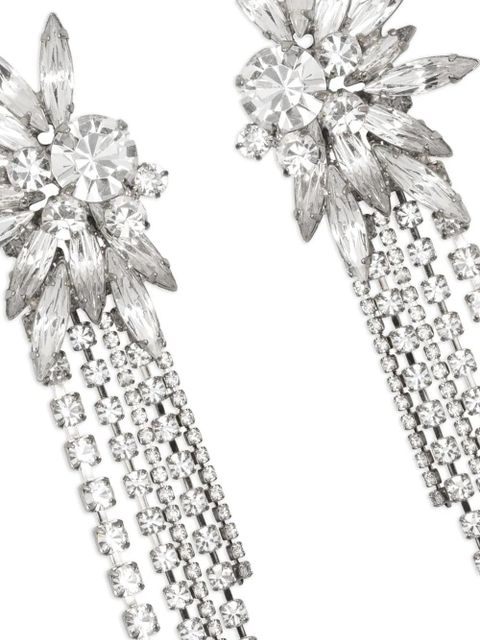 Jennifer Behr crystal shantalle earrings - Silver