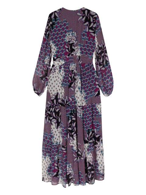 Ba&Sh Bossy graphic-print dress - Purple - zdjęcie produktu nr 2