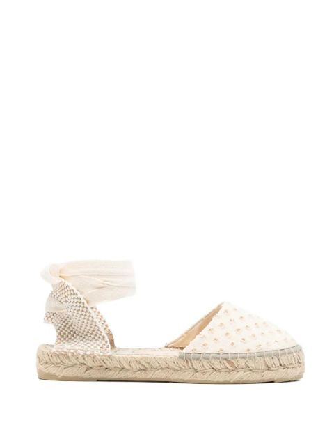 Manebi Yucatán tie-fastening espadrilles - Neutrals - zdjęcie produktu nr 1