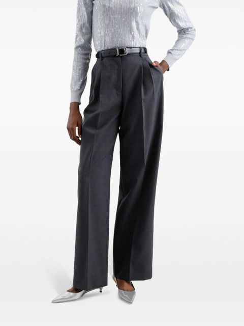 Dolce & Gabbana pressed crease straight-leg trousers - Grey