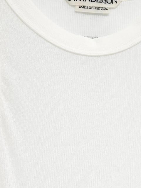 JW Anderson ribbed tank top - White