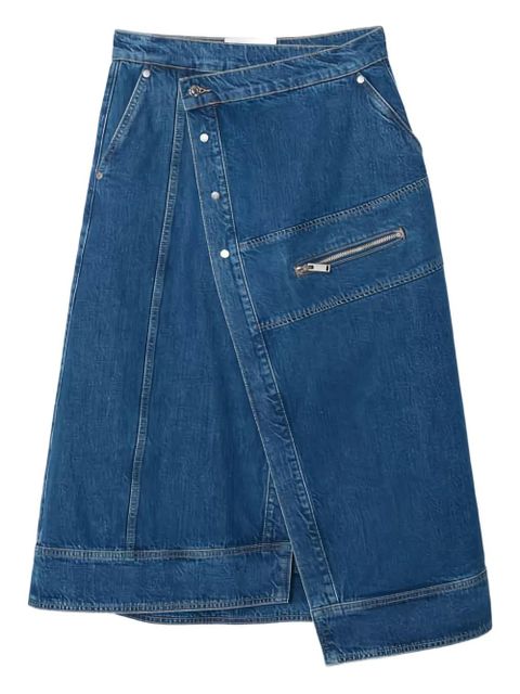 3.1 Phillip Lim panelled asymmetrical skirt - Blue - zdjęcie produktu nr 1