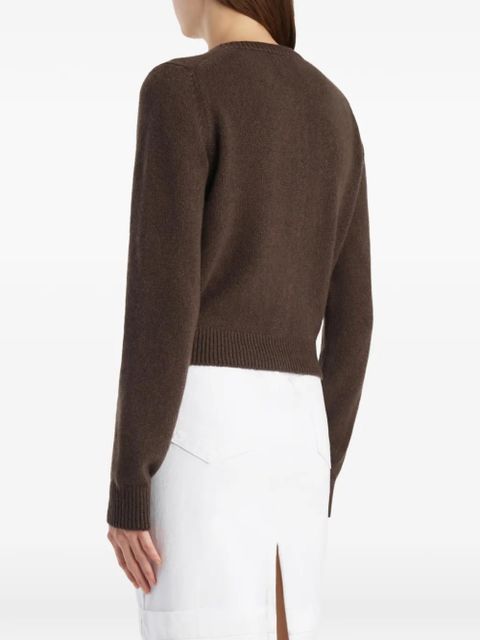 KHAITE Everheart cardigan - Brown