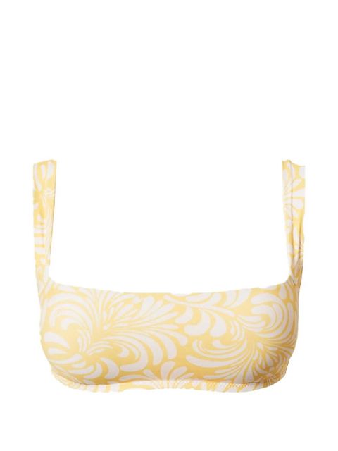 TWINSET botanical-print bikini top - Yellow - zdjęcie produktu nr 1