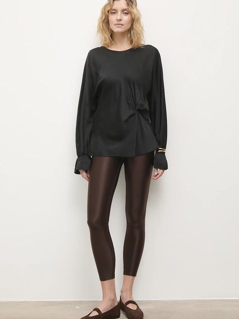 Answear.LAB bluzka damska kolor czarny gładka - zdjęcie produktu nr 2