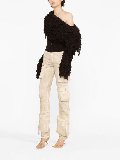 The Attico Essie marbled cargo pants - Neutrals - zdjęcie produktu nr 2