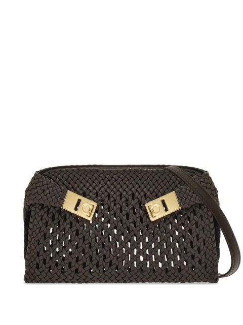 Ferragamo mini Hug crossbody bag - Brown - zdjęcie produktu nr 1