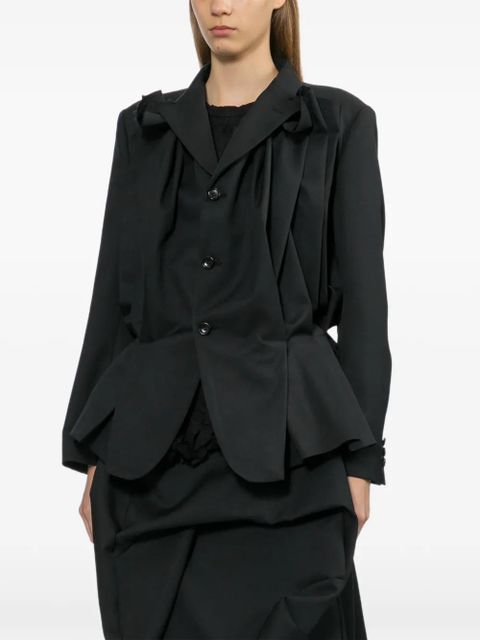 Comme Des Garçons pleated jacket - Black