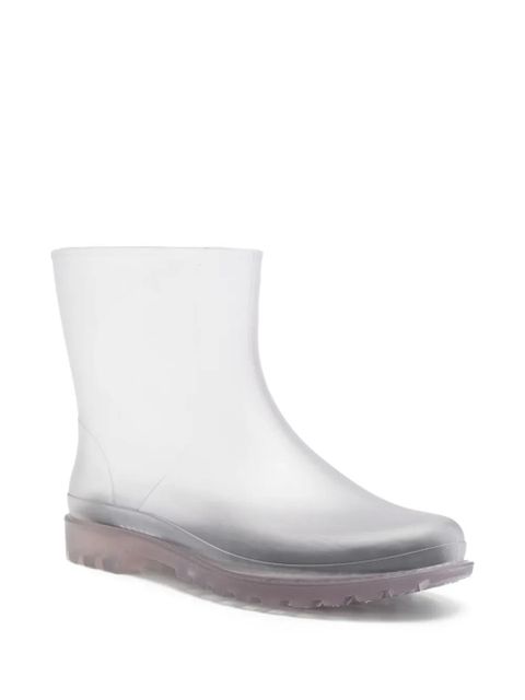 Christopher Esber lug-sole translucent rain boots - Grey